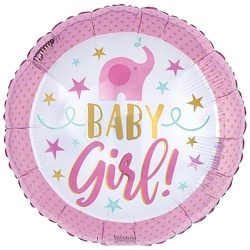 Add-On: Baby Girl Balloon in Savannah, MO and St. Joseph, MO